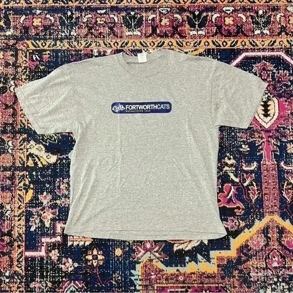 FORT WORTH CATS Baseball MILB T-SHIRT X-LARGE - Picture 1 of 1